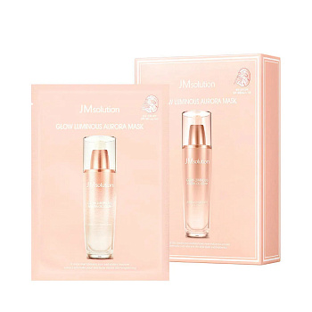 Увлажняющая с жемчугом JMsolution Glow Luminous Aurora Mask 30мл*5шт